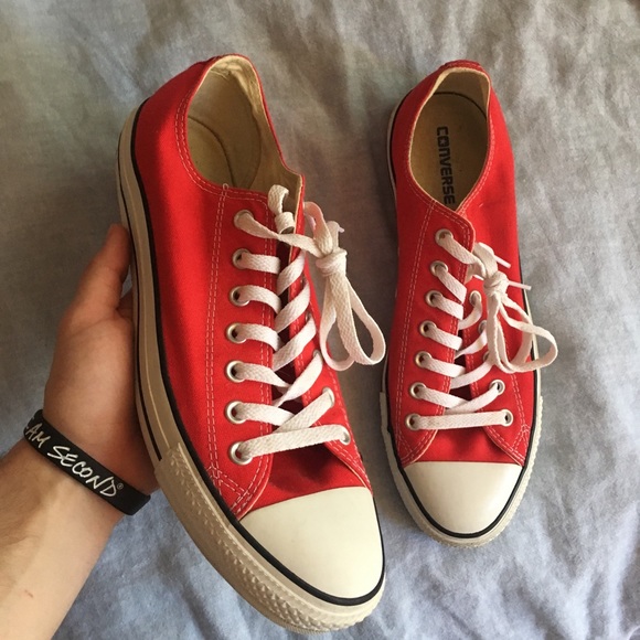 converse red fashion